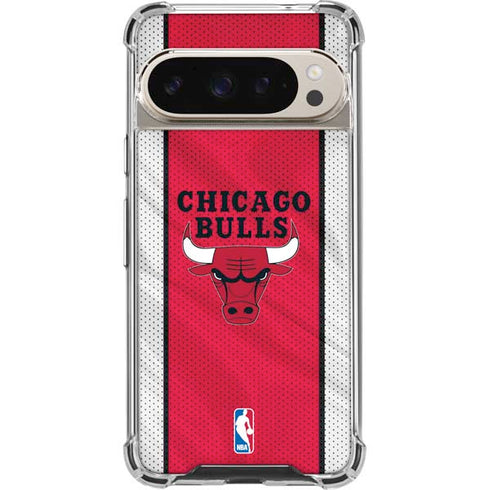 NBA Chicago Bulls Away Jersey Pixel 9/9 Pro Clear Case